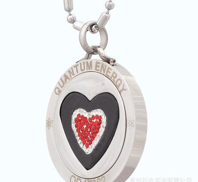 【廠價直銷 天然抗疲勞 能量吊墜 銀邊鑲紅鉆心型能量石 掛件吊】價格_廠家_圖片 -